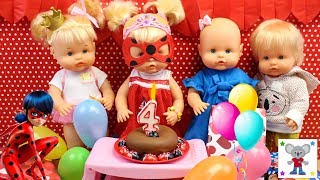las bebes nenuco hermanitas traviesas abren sus regalos de navidad