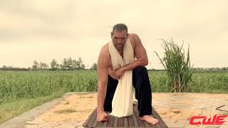 Cwe The Great Khali Yoga For Complete Fitness For Mind, Body And Soul