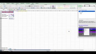 How to use the PMT function in excel!