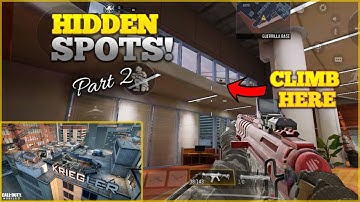 *NEW* HIGHRISE MAP TOP 5 Secret Spots (Part 2) | Call of Duty Mobile 2020