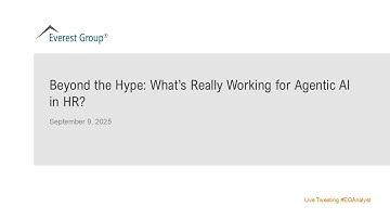 On-Demand Webinar: Beyond the Hype: What’s Really Working for Agentic AI in HR?