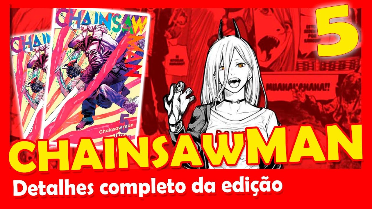 CHAINSAW MAN 4 - UMBOXING E DETALHES DO MANGÁ, DENJI E POWER