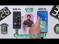 0-100% Charging Test: Samsung S25 FE vs S24 FE – Worth Upgrading?