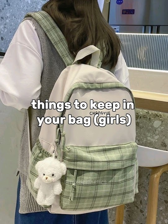 School bag essentials for girls (part1) 🎒✨️ #aesthetic #school #bagessentials
