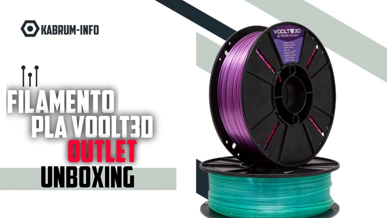 Filamento PLA Outlet Troca de Cor Voolt3d.
