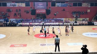 #BDD Highlights | SMAK 1 vs SMAN 70 - Honda DBL DKI Jakarta Championship Series 2019