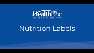 How to Read a Nutrition Label | HealthLinc How to Read a Nutrition Label | HealthLinc