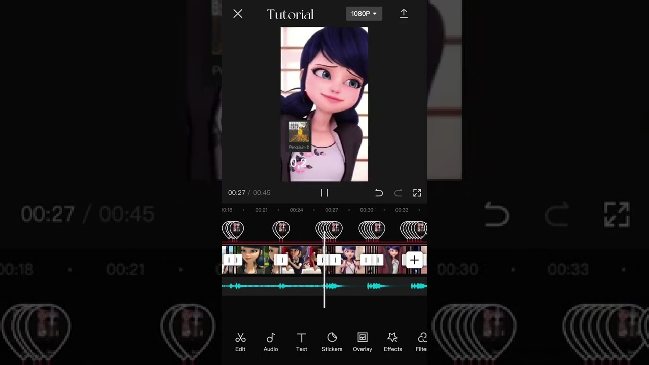 Miraculous Marinette Edit Tutorial(in CapCut)