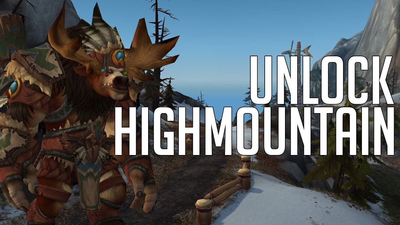 [Highmountain Tauren] Unlock Scenario - Intro Questline - YouTube