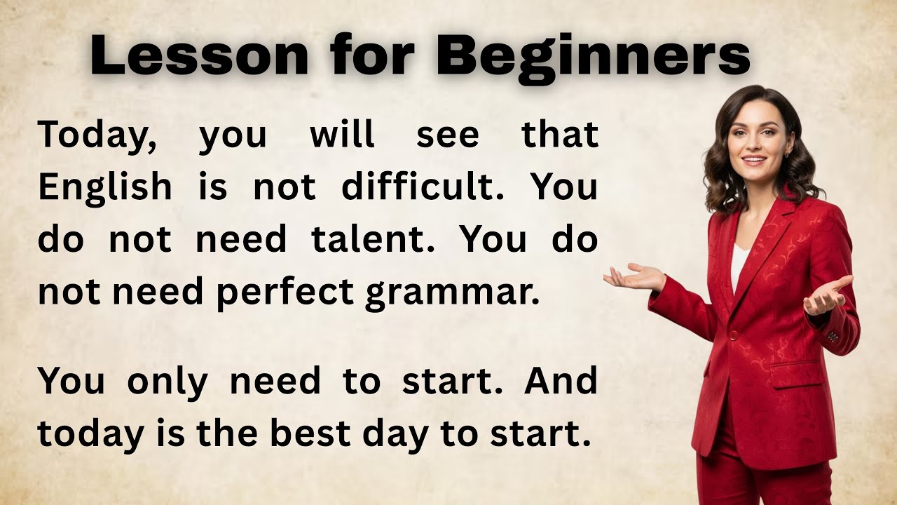 English for Absolute Beginners || From Zero to Hero || Learn and Improve Your English