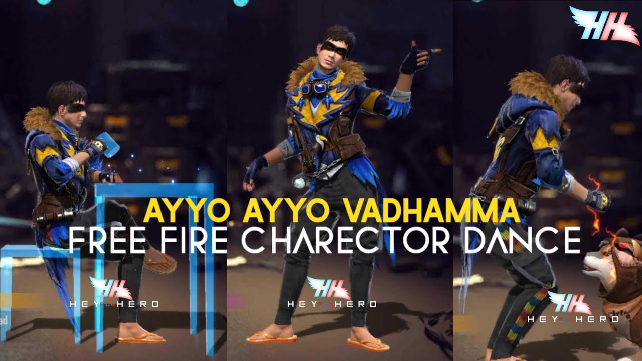 Ayyo Ayyo Vaddamma song💞 | FREE FIRE 🔥|Charector Dance |