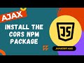 60. Fix CORS Errors in Your Node.js Server with the CORS npm Package 🚀