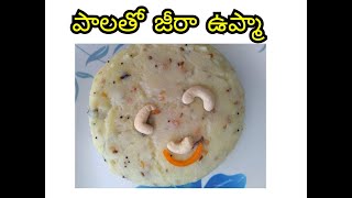 Zeera Upma with Milk || పాలతో జీరా ఉప్మా || Telugu | Cooking Express