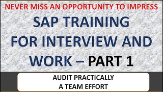 SAP Training Part 1| CA Aman Shaw