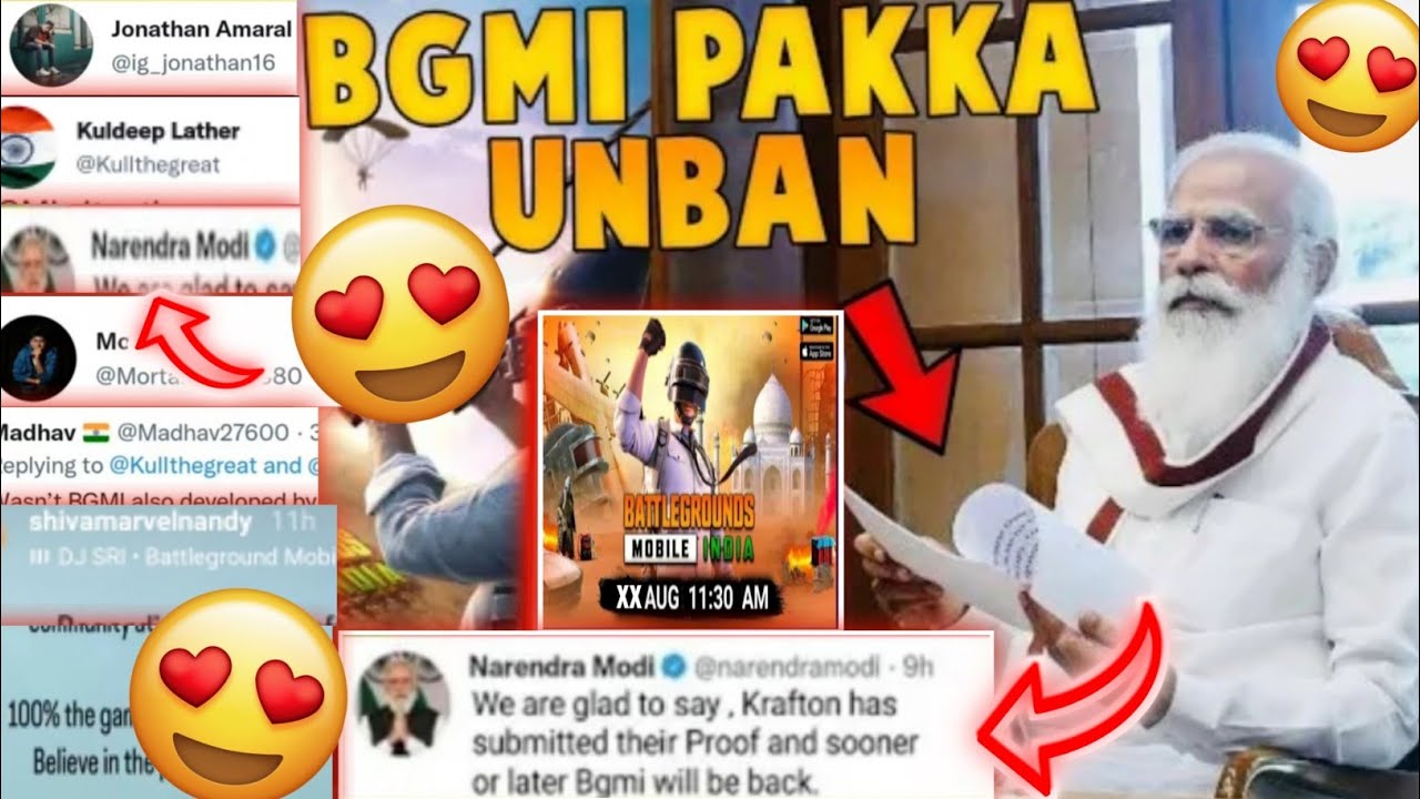 good news 😍 bgmi unban 100% government confirm 😍 | bgmi unban | bgmi unban news | bgmi unban today 😍