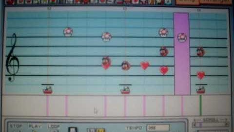 Default song for Mario Paint Composer