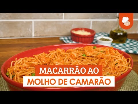 Macarrão ao molho de camarão — Receitas TudoGostoso