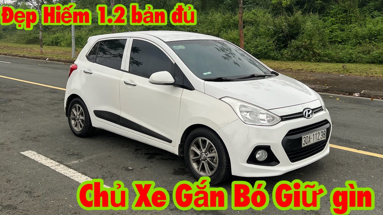 🚘“ĐẸP HIẾM-1CHỦ MUA TỪ MỚI”Hyundai i10 1.2 bản đủ 2014 268t 0329823333-0965133688