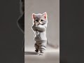 A cat dancing in a heart hoodie #cat #petdance #dancingpet #cute #dancingcat