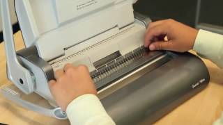 Galaxy E™ Electric Wire Binding Machine w  Starter Kit   Fellowes®