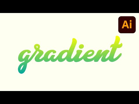 How to Make Gradient Text in Illustrator
