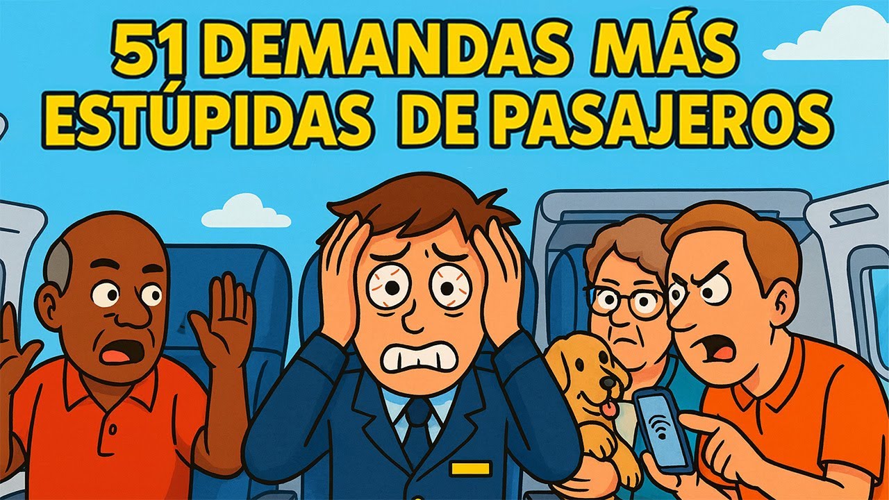 51 Exigencias Más Estúpidas de Pasajeros de Avión Que Te Van a Romper el Cerebro
