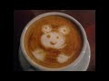 Minnie mouse on coffee top  by barista