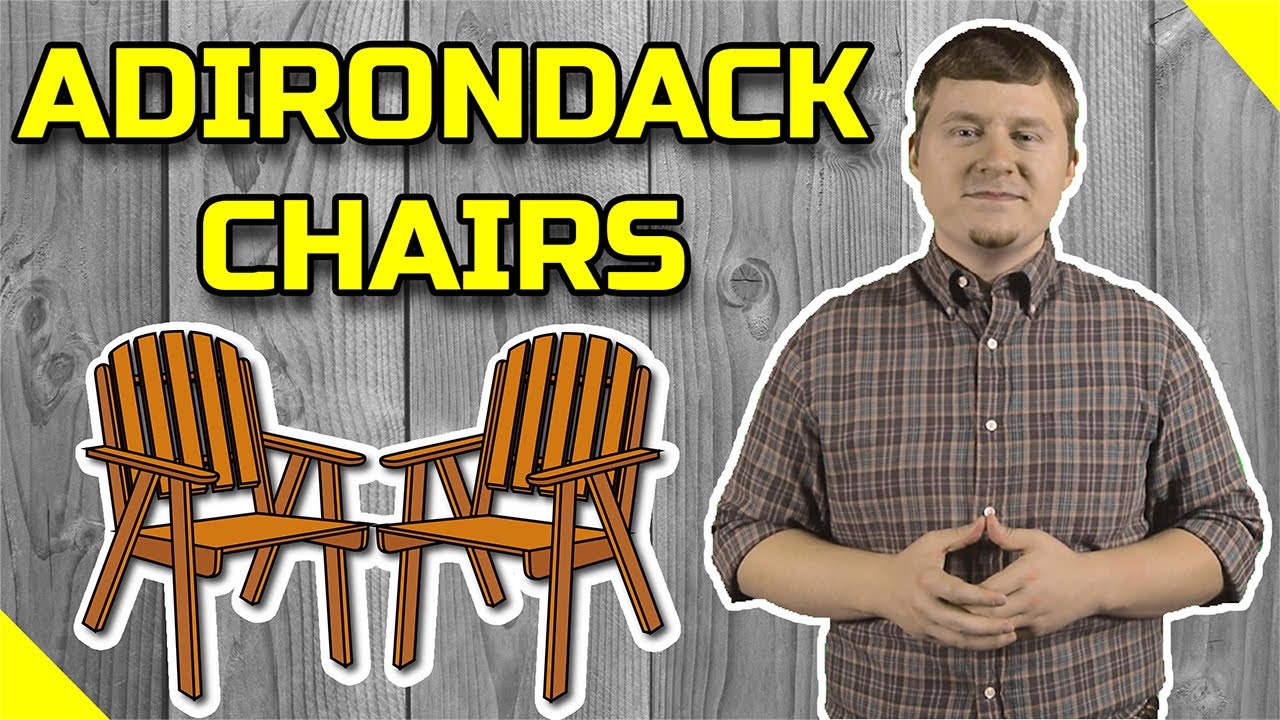 Adirondack Chair Plans - How To Build Adirondack Chairs ...