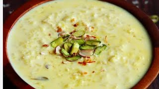 Kesar Malaidaar Kheer |Sirf 20 minute me easy way me baniye