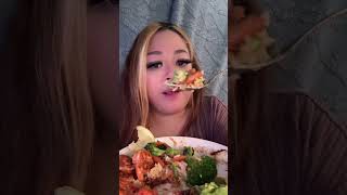 Shrimp 🤤 #fypシ #mukbang #foodforfoodies #eating #food #eatwithme #dinner #dinnerideas #eatingshow