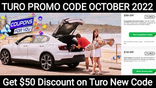 Turo Promo Codes October 2022 | Get 50% Discount on Turo | New Turo Coupon Code