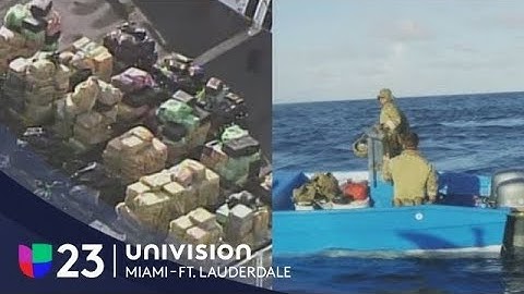 Guardacostas de EEUU incauta cargamento de drogas valuado en un billón de dólares