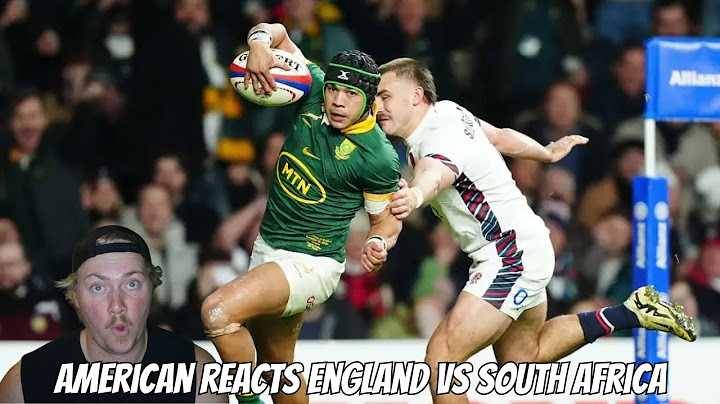 American Reacts to HIGHLIGHTS | ENGLAND V SOUTH AFRICA | AUTUMN NATIONS SERIES 2024
