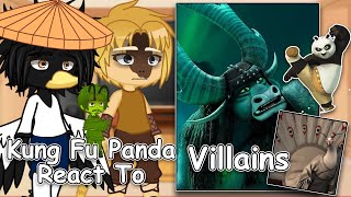 Kung Fu Panda React to Villains(Kai lord Shen) | Gacha Club | Full Video