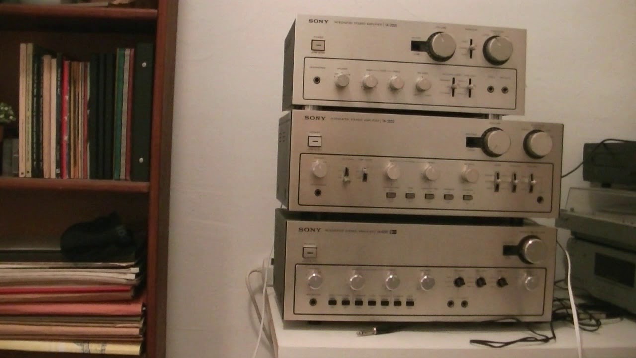 SONY TA-3650プリメインアンプも昭和50年代のレトロにしてみた