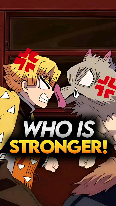 Who is Stronger between Zenitsu and Inosuke? Demon Slayer Explained #demonslayer #shorts