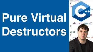 Pure virtuele vernietigers | C++-zelfstudie