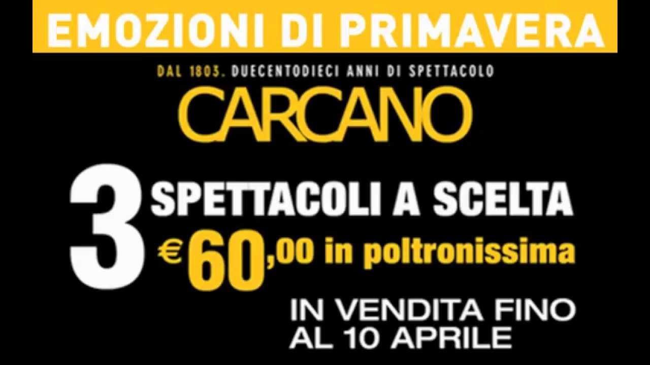 EMOZIONI DI PRIMAVERA | Abbonamento a 3 spettacoli | spot '12-'13 romanazzi