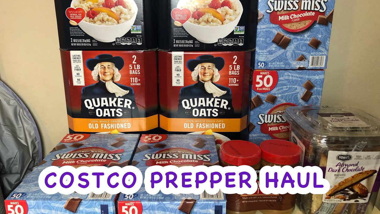 Prepper haul on Costco sale items YouTube