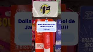 #dupes Sol De Janeiro #dollartreedeals #dollartreedupes #dollartree #dollartreehaul #dollartreefinds
