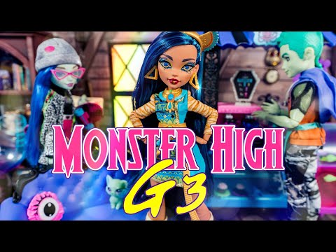 Let’s Take a Look At Monster High G3 Dolls and The Coffin Bean Play set