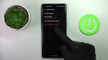 How to Clear Credentials on Oppo Find X3 Neo - Remove Certificates