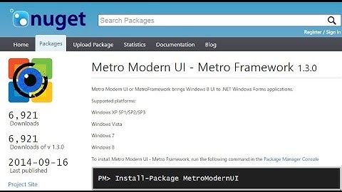 How to get Nuget Packages without NuGet Package Manager