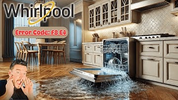 Whirlpool Dishwasher Error Code F8 E4? No Problem!