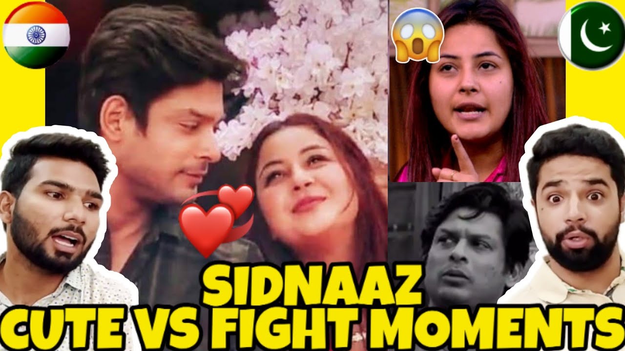 Sidnaaz Fight vs Cute Moments | Desi Peeps Reaction
