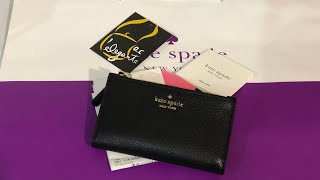 Kate Spade Small slim bifold wallet - YouTube