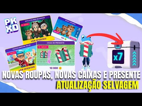 Novas Roupas, Nova Caixa de Presente, Novas Caixas Secretas e Novo Pet Trovão | Selvagem PARTE 3