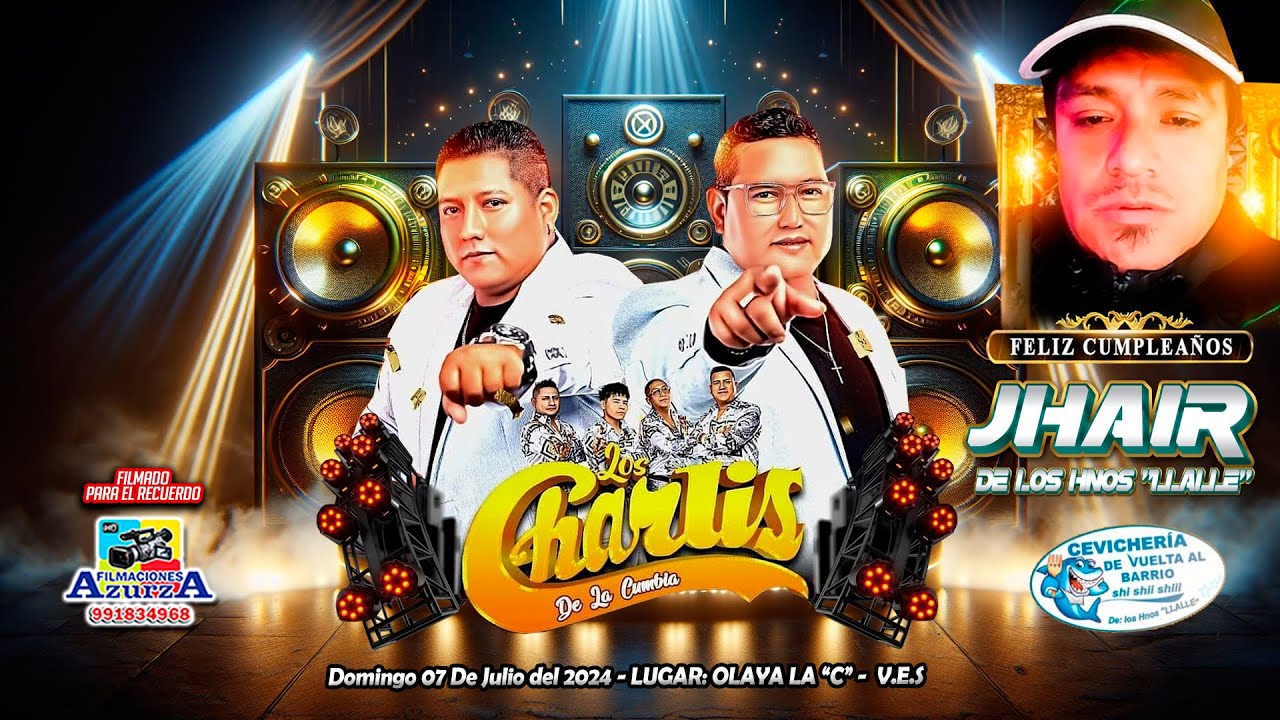 HOJA EN BLANCO CHARLIS DE LA CUMBIA / CUMPLEAÑOS JHAIR / V.E.S