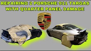 HOW TO REPAIR A QUARTER PANELS ON 911 PORSCHE TARGA VLOG DIY