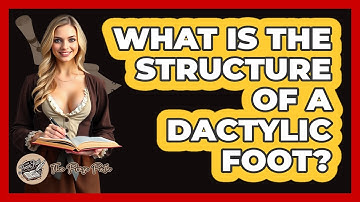What Is the Structure of a Dactylic Foot?